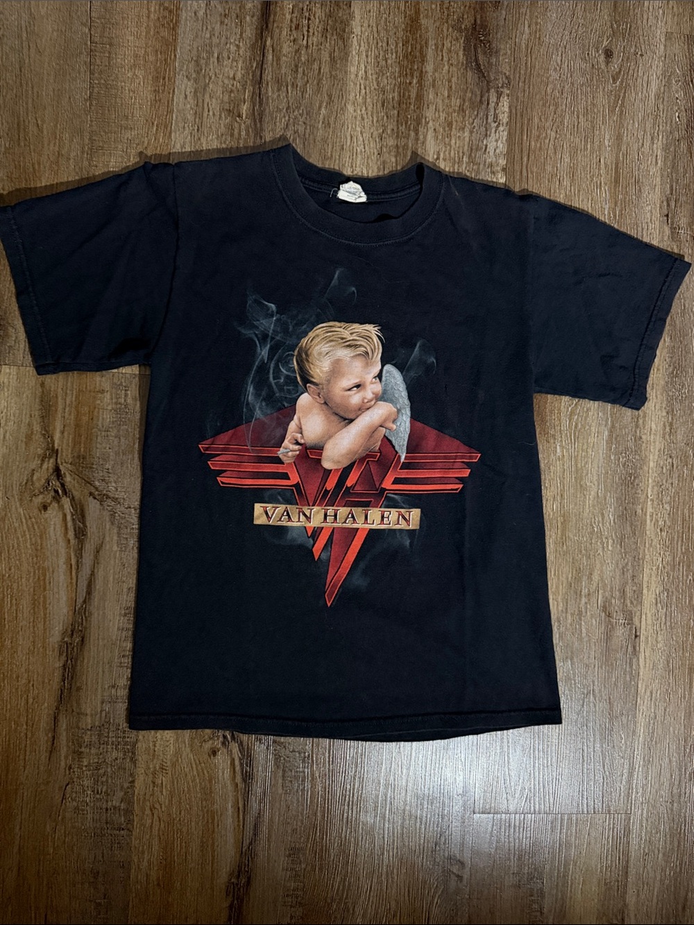 Blue Anvil tag men’s small Van Halen Cherub Graphic band tee